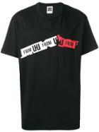 Les Hommes Urban Black Graphic T-shirt