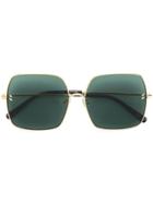Stella Mccartney Eyewear Square Frame Sunglasses - Green
