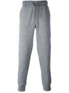 Armani Jeans Drawstring Track Pants, Men's, Size: Large, Grey, Polyester/cotton