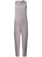 Rick Owens Body Bag Jumpsuit, Women's, Size: 38, Grey, Acetate/silk