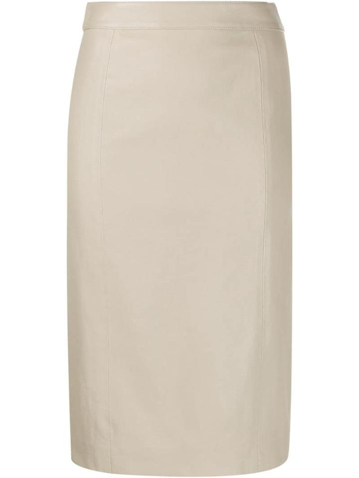 Joseph Straight Midi Skirt - Neutrals