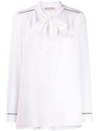 Emilio Pucci Pussy Bow Blouse - White