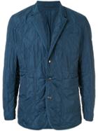 Kent & Curwen Quilted Blazer Jacket - Blue
