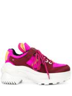 Maison Margiela Retro Fit Sneakers - Red