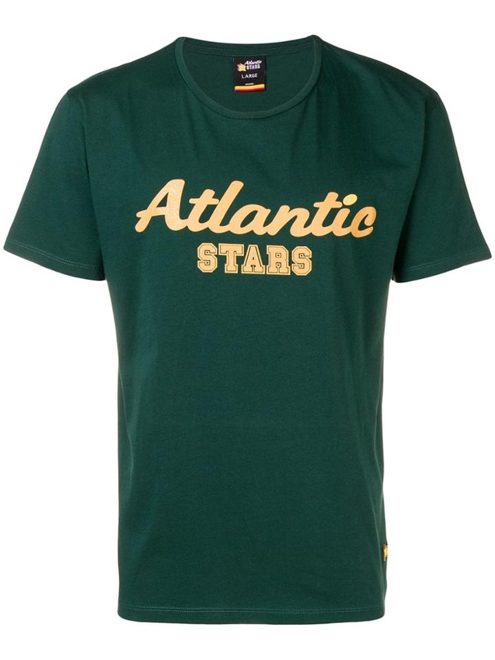 Atlantic Stars Logo Print T-shirt - Green
