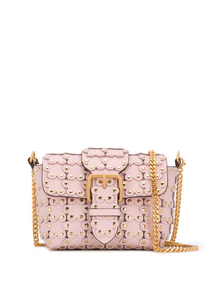 Red Valentino Red(v) Flower Appliqué Mini Bag - Pink