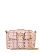Red Valentino Red(v) Flower Appliqué Mini Bag - Pink