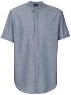 Emporio Armani Short Sleeved Shirt - Blue