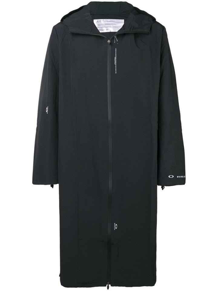 Oakley By Samuel Ross Hooded Long Coat - Black