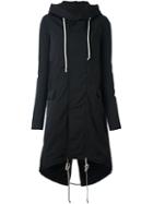 Rick Owens Drkshdw Fishtail Parka, Women's, Size: Small, Black, Cotton/polyamide