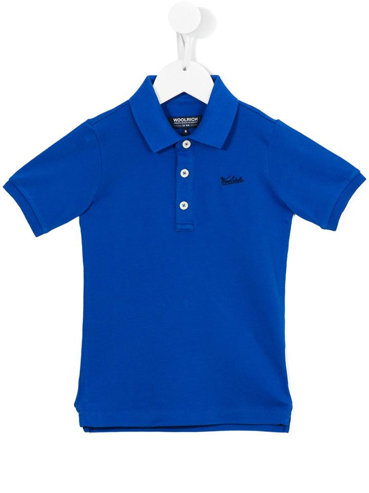 Woolrich Kids Classic Polo Shirt, Boy's, Size: 6 Yrs, Blue