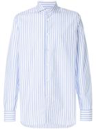 Gabriele Pasini Striped Long-sleeve Shirt - Blue