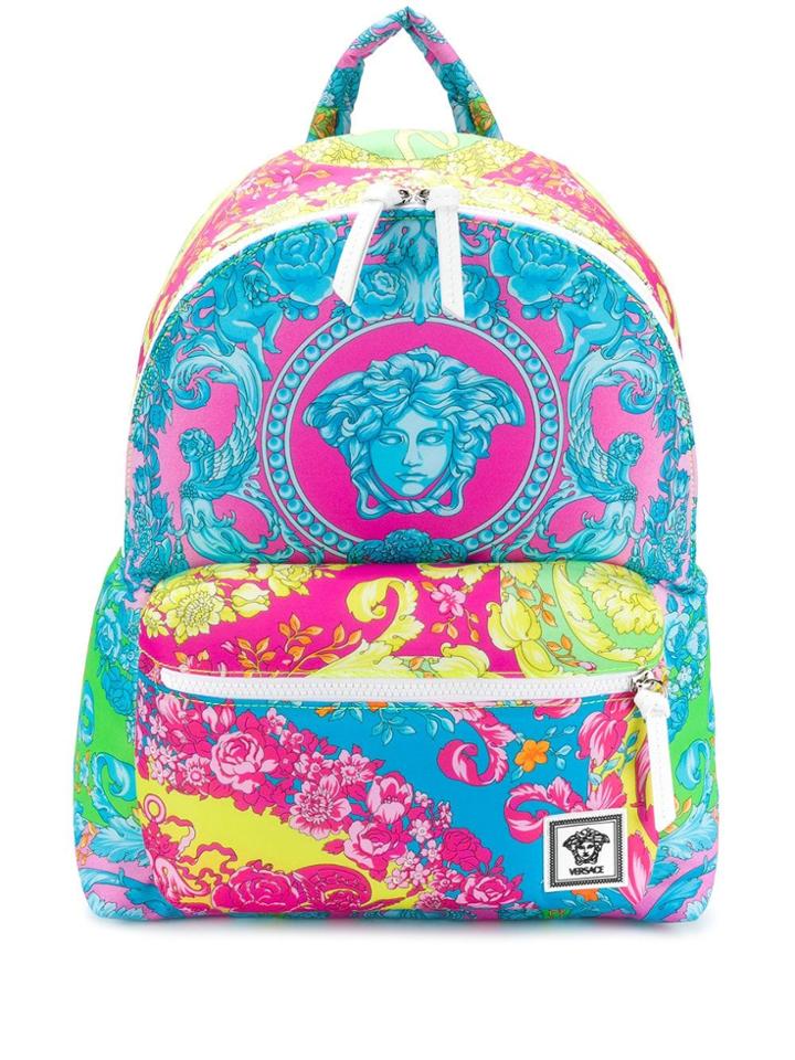 Versace Baroque Medusa Head Backpack - Blue