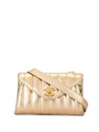 Chanel Pre-owned Mademoiselle Crossbody Bag - Gold