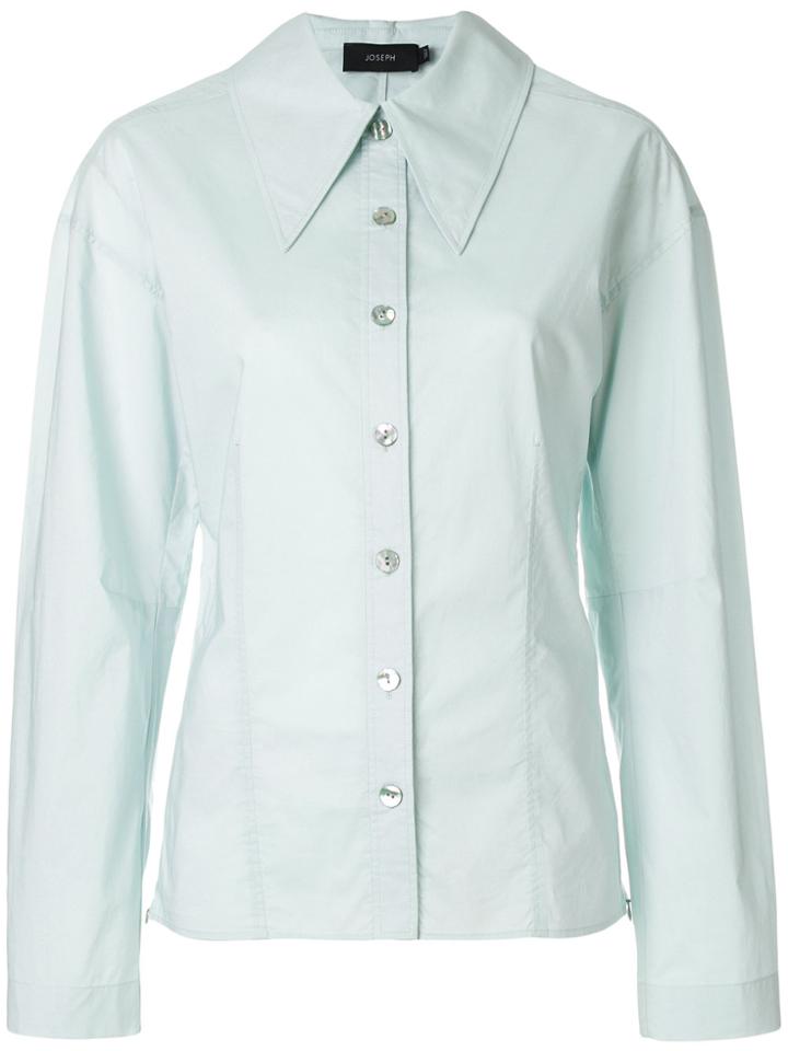 Joseph Exaggerated Collar Shirt - Blue