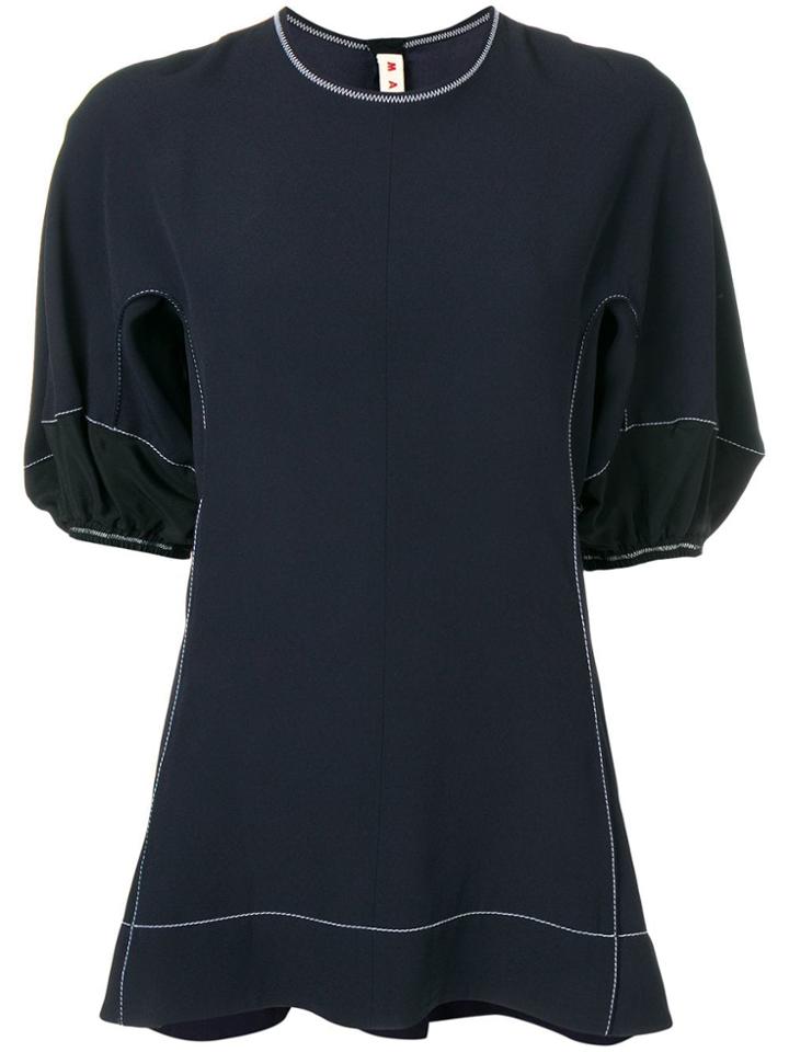 Marni Stitch Detail Top - Blue