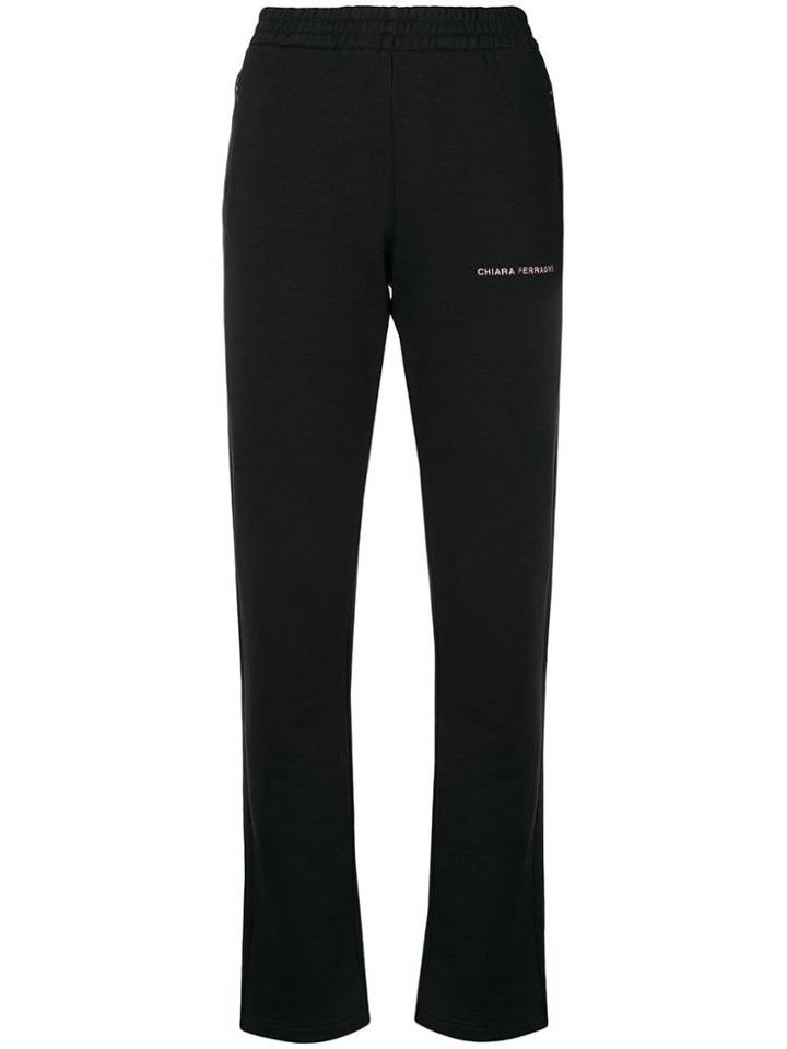 Chiara Ferragni Straight-leg Sweatpants - Black