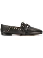 Versace Collection Stud Loafers - Black