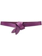 Isabel Marant Lecce Knotted Belt - Purple