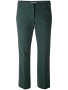 Dorothee Schumacher Cropped Chino Trousers - Green