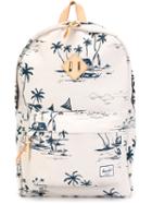 Herschel Supply Co. Tropical Pattern Zip Up Backpack