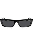 Vogue Eyewear Bella Rectangle Sunglasses - Black