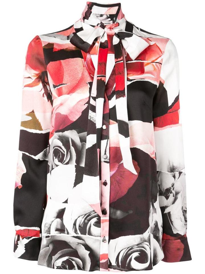 Alexander Mcqueen Photo-effect Print Shirt - White