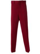 Marni Straight Leg Trousers - Red