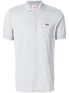 Lacoste Live Logo Patch Polo Shirt - Grey