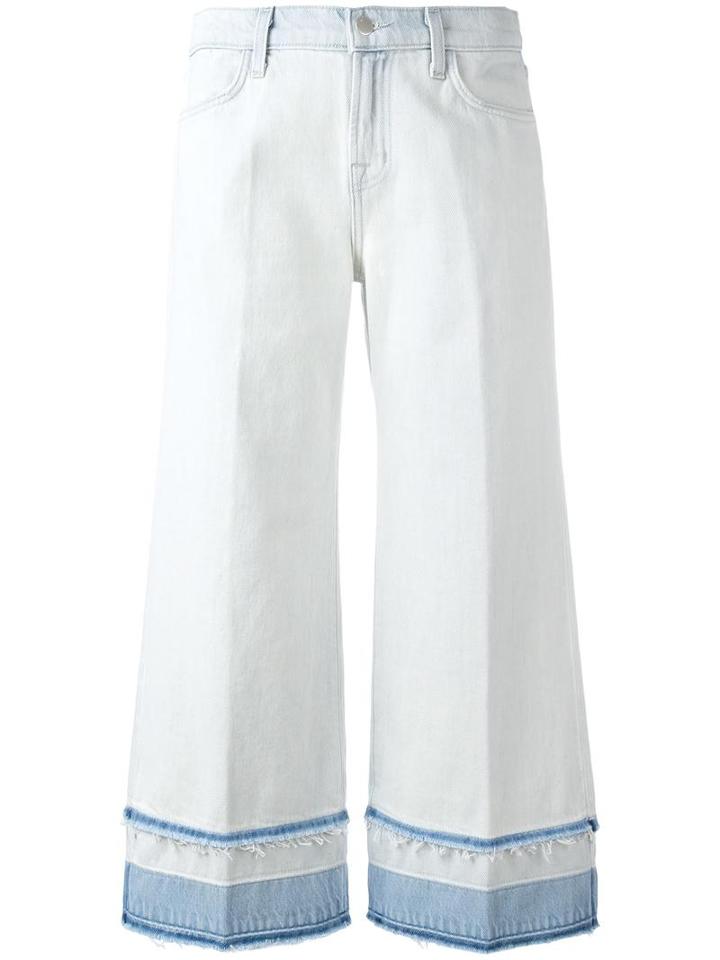 J Brand Liza Mid-rise Culotte Jeans, Women's, Size: 26, Blue, Cotton