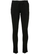 Cotton Citizen - Slim-fit Track Pants - Women - Cotton - Xs, Black, Cotton