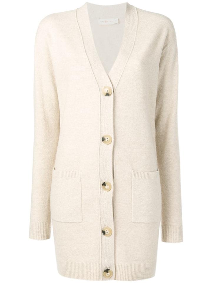Tory Burch Long Length Cardigan - Neutrals