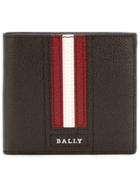 Bally Stripe Detail Logo Wallet - Brown