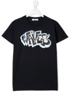 Msgm Kids Teen Graphic Print T-shirt - Blue