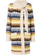 Chloé - Long Knitted Cardigan - Women - Cashmere/merino - Xs, Cashmere/merino