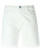 Current/elliott Denim Shorts, Women's, Size: 25, White, Cotton/spandex/elastane