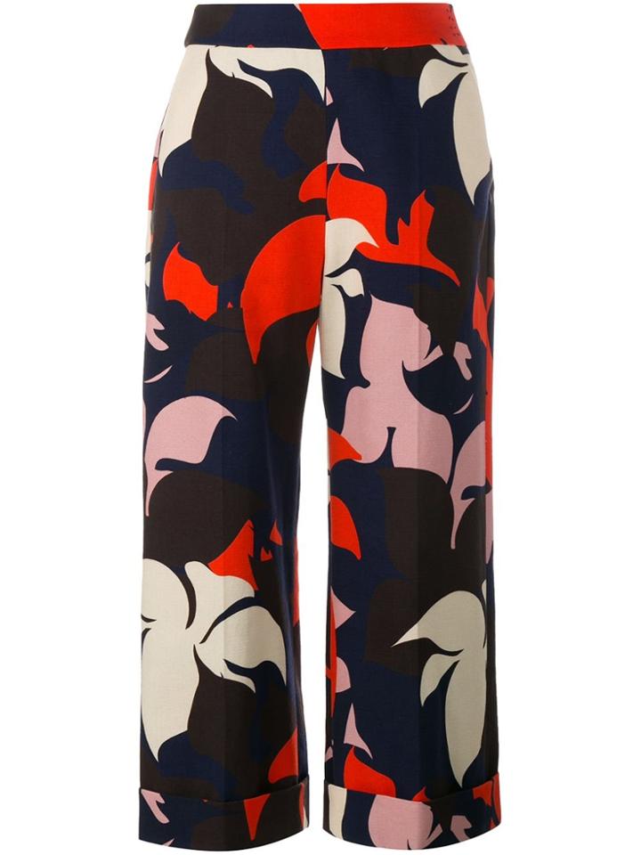 Gucci Stripe Applique Trouser - Blue
