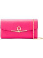 Salvatore Ferragamo Gancini Mini Bag - Pink & Purple
