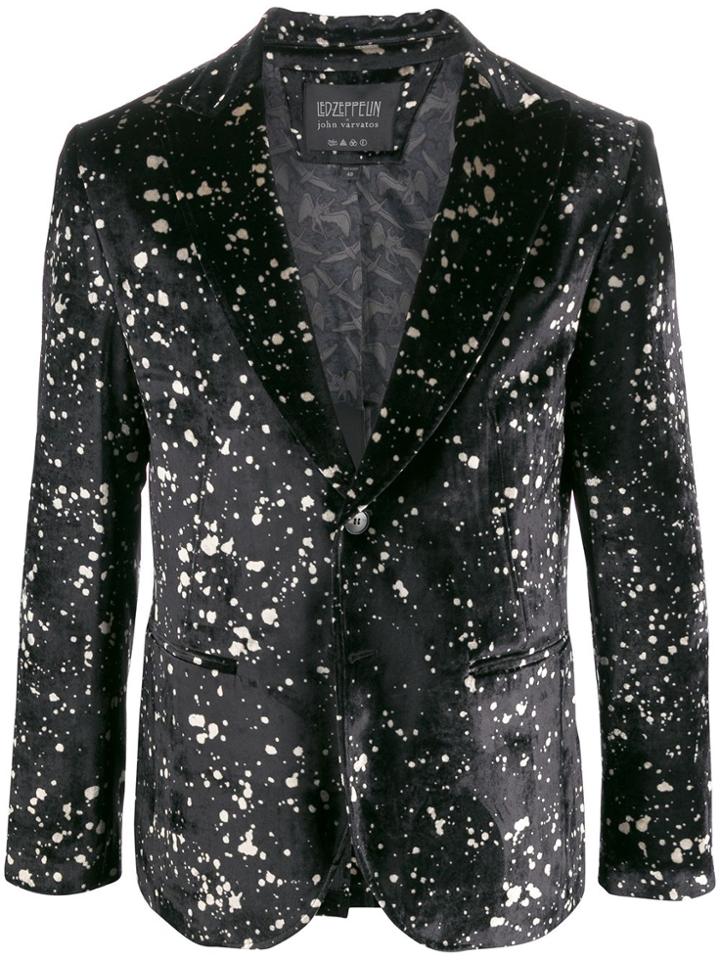 John Varvatos X Led Zeppelin Velvet Blazer - Black
