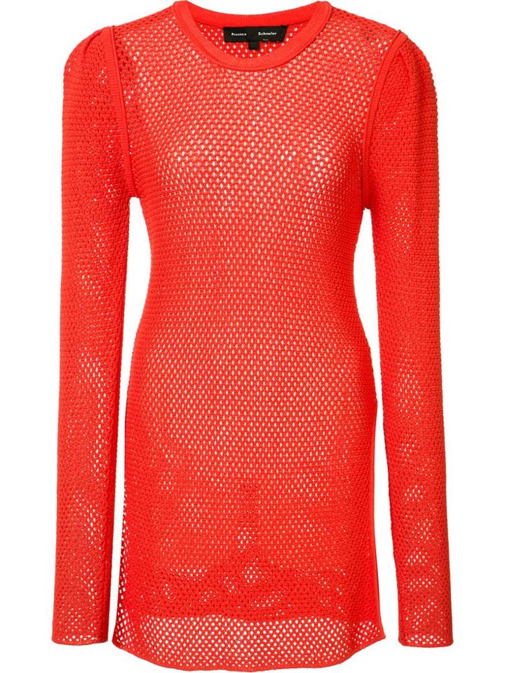Proenza Schouler Mesh Jumper - Red