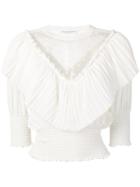 Philosophy Di Lorenzo Serafini Ruffled Top - White