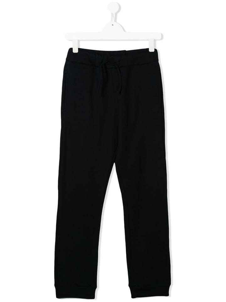 Paolo Pecora Kids Teen Drawstring Tracksuit Bottoms - Blue