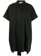 Mm6 Maison Margiela Oversized Shirt Dress - Black