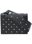 Perrin Paris Studded Clutch - Black