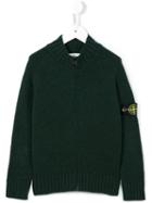 Stone Island Kids Zipped Cardigan