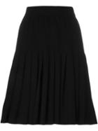 Céline Vintage Pleated Skirt, Women's, Size: 36, Black