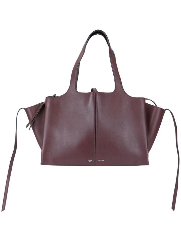 Céline Vintage Medium Trifold Shoulder Bag - Brown