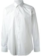 Dolce & Gabbana Classic Shirt, Men's, Size: 42, White, Cotton/elastodiene