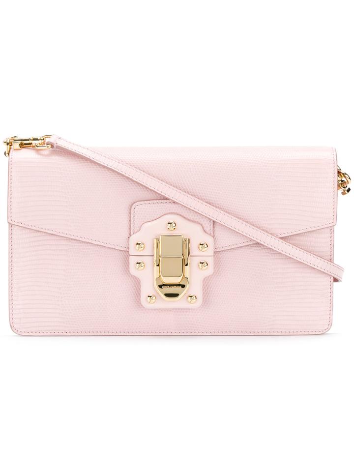 Dolce & Gabbana 'lucia' Shoulder Bag - Pink & Purple