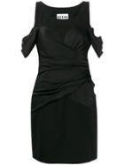 Moschino Draped Short Dress - Black